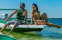 Exciting Speedboat & Snorkeling Tour in Cancun Lagoon!