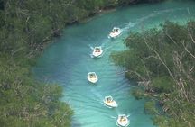 Exciting Speedboat & Snorkeling Tour in Cancun Lagoon!