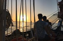 Cartagena, CO: Sunset Skyline Bay Tour on a Pirate Boat + Drinks