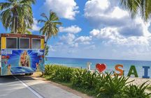 Tour of San Andres Island in Chiva Rumbera