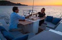 Santorini: Caldera Private Sailing Boat Cruise with Beneteau Oceanis 46.1