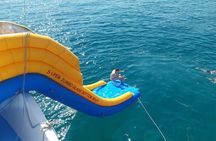2.5 hour Glass Bottom Boat Trip, Snorkeling, Sliding and Fun 