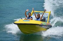 Speedboat Across the Mangroves and Parasailing in Cancun