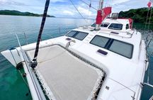 Full-Day Catamaran Sailing Caribbean Beaches with Snorkelling and Lunch