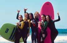 Surfing lessons in Las Americas