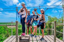 30 Minutes of Longest Zipline in the Caribbean in Punta Cana