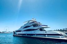 Dubai Harbour Super Yacht Experience with gourmet & Drinks 