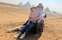 8hours Private Giza Pyramids Memphis Sakkara Lunch and Camel ride