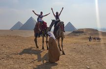 Private Giza Pyramid with Nile Felucca Ride , Ibn Tulun Mosque and coptic Cairo 