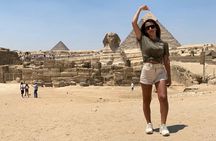 Tour Giza pyramids,Sphinx,Sakkara Pyramid,Memphis& Pyramid Inside