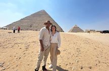 Private Giza pyramid,sphinx, Mummification temple& inside pyramid