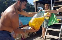 Boat tour of the island of Ischia with lunch and bath