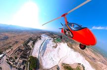 Gyrocopter Tour over the Pamukkale Travertines