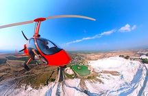 Gyrocopter Tour over the Pamukkale Travertines