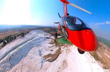 Gyrocopter Tour over the Pamukkale Travertines