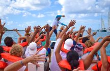 Saona island full day tours - catamarán party from santo domingo