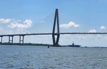 White point Battery and River Run through Charleston Harbor Boat