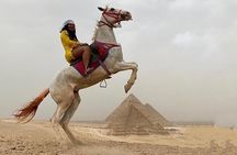 8-Hours Private Guided Tour in Giza , Egyptian Museum & Market with Lunch