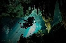 Scuba Diving in Cenote Dos Ojos from Playa del Carmen