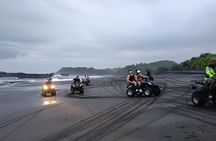 Best Bali ATV Ride black sand Beach Bali Quad sunset tour
