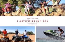 3 Activities in 1 day :Camel riding+ Jet ski+Quad biking 