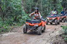 The best adrenaline day Atvs shared, ziplines and cenote Playa del Carmen 