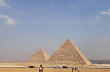 Giza Pyramids with (GEM) Grand Egyptian Museum 