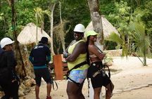 Adrenaline experience from Cancun Atvs Ziplines and a Mayan Cenote 