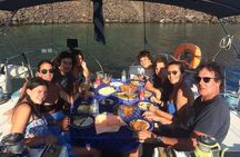 Santorini Private Daytime Sailing Cruise with Meal, Drinks &Transfer included