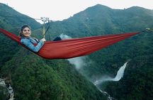 Aerial Hammocks, Zip and Waterfall Trek on Medellin Private Tour