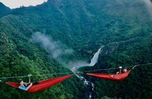 Aerial Hammocks, Zip and Waterfall Trek on Medellin Private Tour