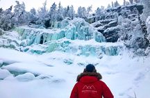 Korouoma Canyon Frozen Waterfalls 