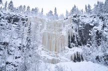 Korouoma Canyon Frozen Waterfalls 
