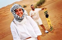 Morning Desert Safari with Sandboarding Camel Ride and Quad Bike
