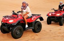 Morning Desert Safari with Sandboarding Camel Ride and Quad Bike