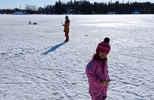 Ice fishing experience with Backpacker Helsinki Tour