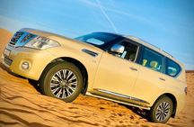 VIP Desert Safari with Dune Bashing Sandboarding Quad bike and BBQ Dinner