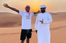 VIP Desert Safari with Dune Bashing Sandboarding Quad bike and BBQ Dinner