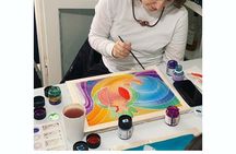 Private Silk Wall Hanging Painting Workshop in Jerusalem