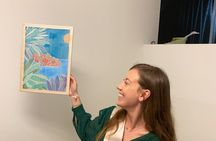 Private Silk Wall Hanging Painting Workshop in Jerusalem