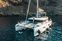 Majestic Catamaran Caldera Cruise with Snacks, Meal & Drinks