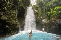 2 Days Adventure to Blue Waterfalls with Volcano Tour