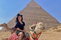 ALL INCLUSIVE PRIVATE DAY Giza Pyramids ,CAMEL ride, LUNCH