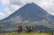 Horseback Riding around Arenal Volcano base