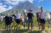 Horseback Riding around Arenal Volcano base