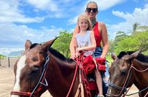 Horseback Riding Tour. Beach and Ocean View.