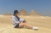 Exploring Giza Pyramids & The Hidden Spots on Foot.