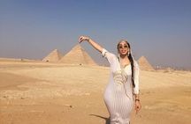 Giza pyramids ,Sphinx ,Egyptian Museum ,Camel Ride include entry fees