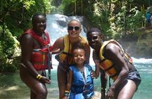 Private Transport to River Tubing or Rafting and Blue Hole combo