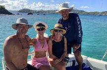 Private Power Catamaran. Secluded Beaches, Snorkeling, Turtles for Full/Half Day